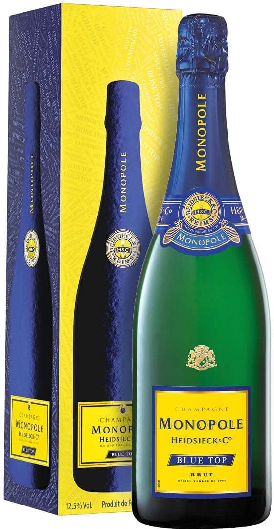 Heidsieck & Co. Monopole - Champagne Champagne Brut AOC Blue Top Heidsieck & Co. Monopole 0,75 ℓ, En Etui