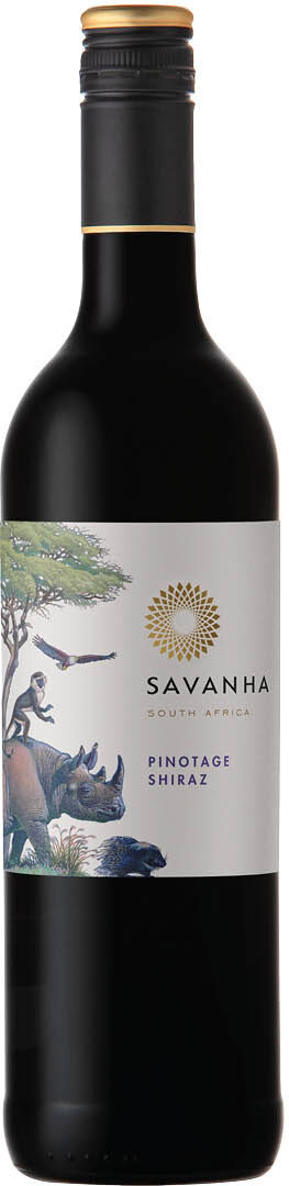 Savanha - Côte Région Stellenbosch Pinotage Shiraz WO Savanha 2020 0,75 ℓ