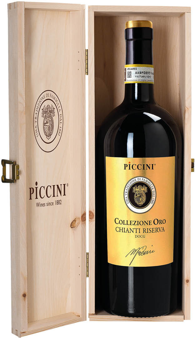 Tenute Piccini - Toscane Chianti Riserva DOCG Collezione Oro Tenute Piccini 2018 Magnum 1,5 ℓ, Sous Cais