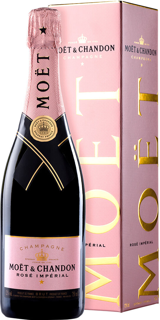 Moët & Chandon - Champagne Champagne Brut Rosé AOC Impérial Moët & Chandon 0,75 ℓ, En Etui