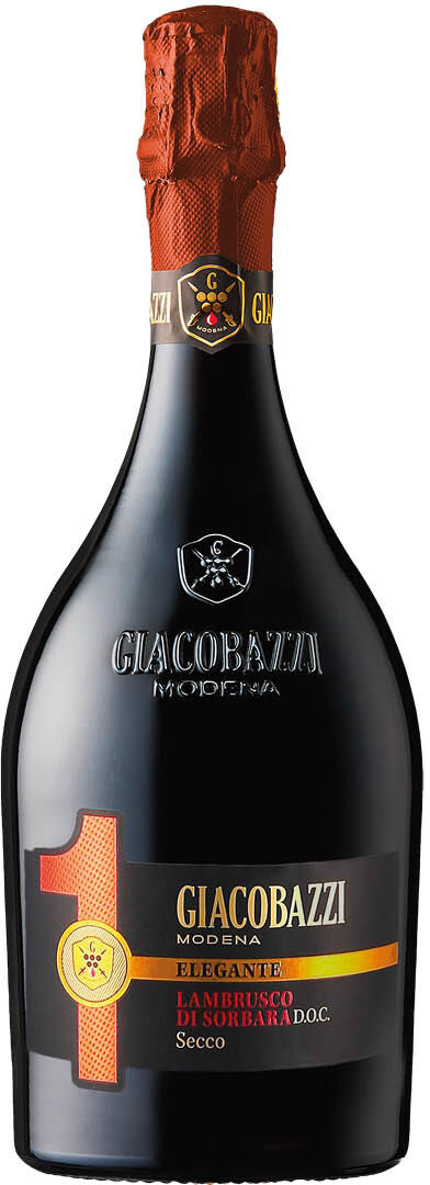 Giacobazzi - Émilie Romagne Lambrusco di Sorbara Secco DOC 1 Elegante Giacobazzi 0,75 ℓ