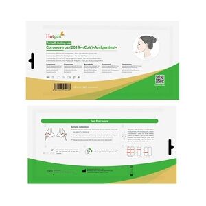 Coronavirus (2019)-nCoV)-Antigentest- AT1236/21 Hotgen Schnelltest Laientest 25er Tray