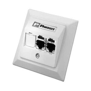 Panduit Schrägzentralplatte 3-Port CS2P6TGAWY