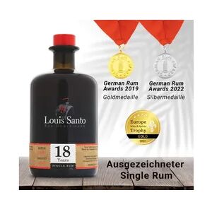 Weitere Rum Louis Santo Rum 18 Jahre Dominikanische Republik 0,1 L