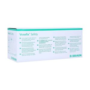 1001 Artikel Medical VENOFIX Safety Venenpunkt.23 G 0,65mm 50 Stück