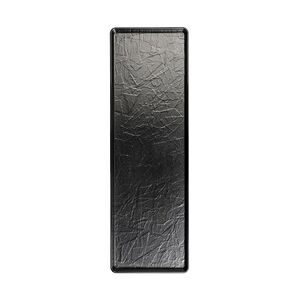 A.G.L. Auslagetablett, schwarz, Schieferdesign, starke Warenpräsentation, mit offiziellem Prüfsiegel, 600x200mm