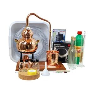 `CopperGarden®` Destillieranlage Alembik 2 Liter Tischdestille  Sorgenfrei Paket mit allem Zubehör