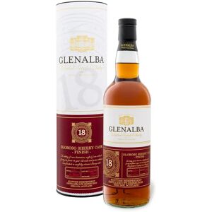 Glenalba Blended Scotch Whisky 18 Jahre Sherry Cask Finish mit Geschenkbox 41,4% Vol