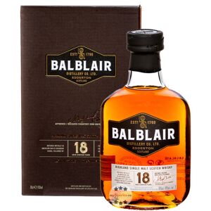 Balblair Distillery Balblair 18 Jahre Highland Single Malt Whisky (46 % Vol., 0,7 Liter)