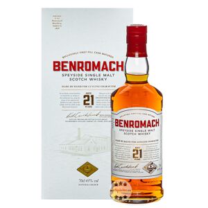 Benromach Distillery Benromach 21 Jahre Single Malt Scotch Whisky (43 % Vol., 0,7 Liter)