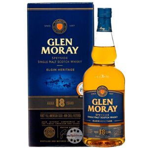 The Glen Moray Distillery Glen Moray 18 Jahre Single Malt Whisky (47,2 % Vol., 0,7 Liter)