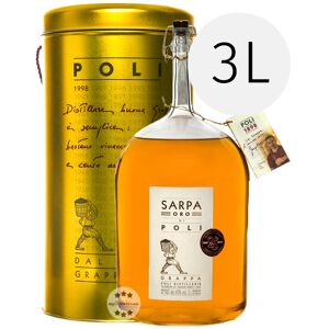 Poli Distillerie Poli Grappa Sarpa Oro di Poli Big Mama 3 L (40 % vol., 3,0 Liter)