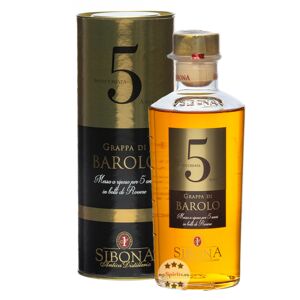 Sibona Antica Distilleria Sibona Grappa di Barolo 5 Anni (40 % Vol., 0,5 Liter)