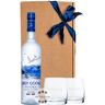 Grey Goose Vodka Geschenkset mit 2 Gläsern (40 % Vol., 0,7 Liter)