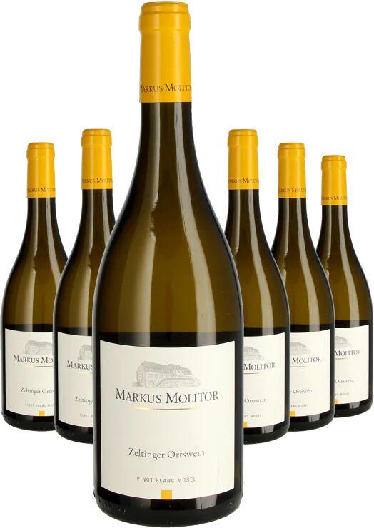 Markus Molitor Paket 6 Flaschen Zeltinger Ortswein Pinot Blanc 2020 weiss 0.75 l