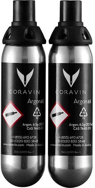 Coravin Korkenzieher, Patronen 2-Pack für Weinkonservierungssysthem Weinausschankhilfe