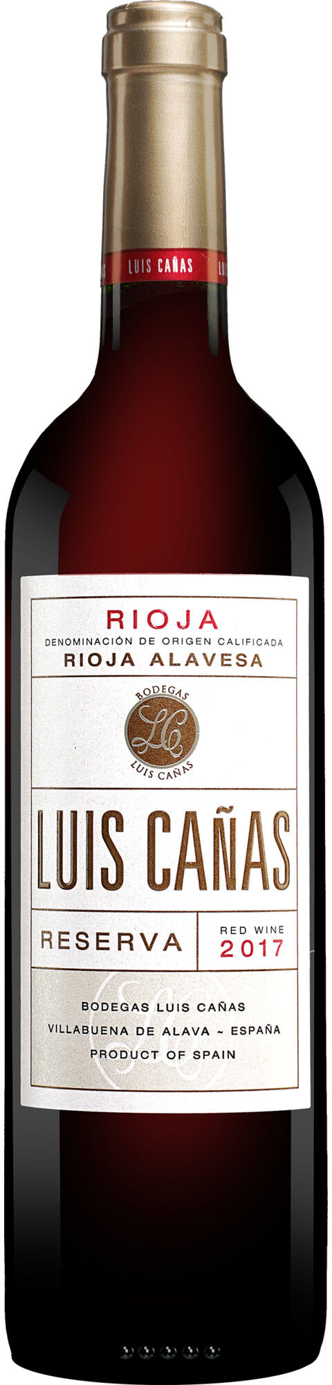 Luis Cañas Reserva 2017 14.5% Vol. Rotwein Trocken aus Spanien