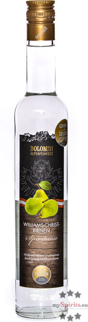 Dolomiti Alpenfeinkost Dolomiti Williams-Birnen Schnaps  (35 % Vol., 0,5 Liter)