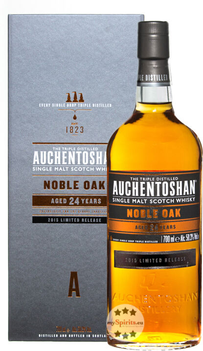 Auchentoshan Distillery Auchentoshan Noble Oak 24 Jahre Whisky (50,3 % Vol., 0,7 Liter)