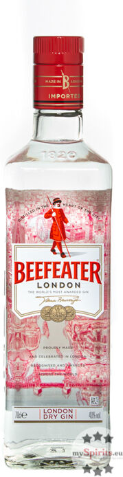 Beefeater London Dry Gin  (40 % vol., 0,7 Liter)