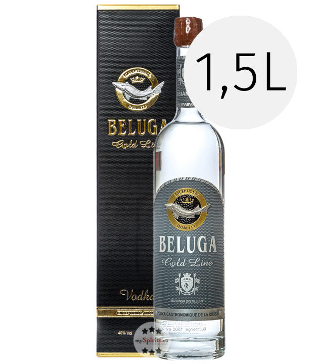 Beluga Vodka Beluga Gold Line Vodka 1,5 L (40 % vol., 1,5 Liter)