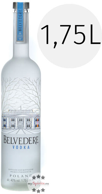 Belvedere Vodka 1,75 L (40 % vol., 1,75 Liter)