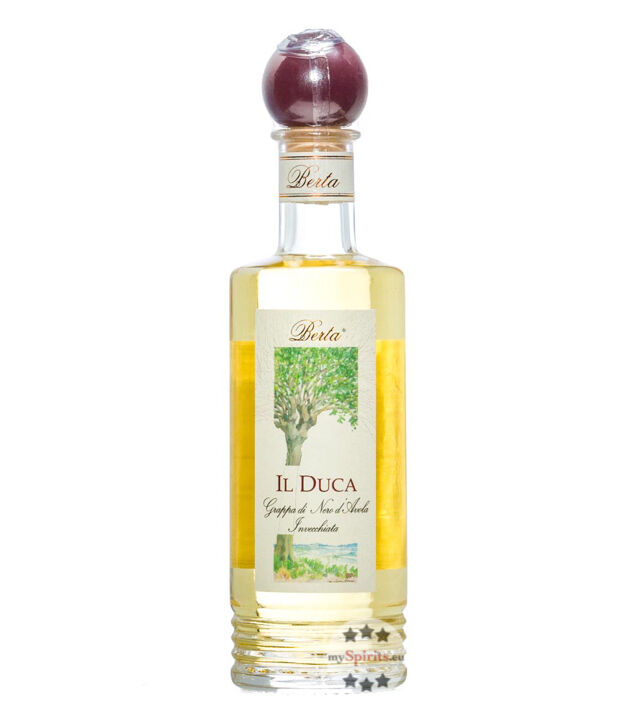 Distillerie Berta Berta Grappa Il Duca Nero d’Avola  (40 % vol., 0,2 Liter)