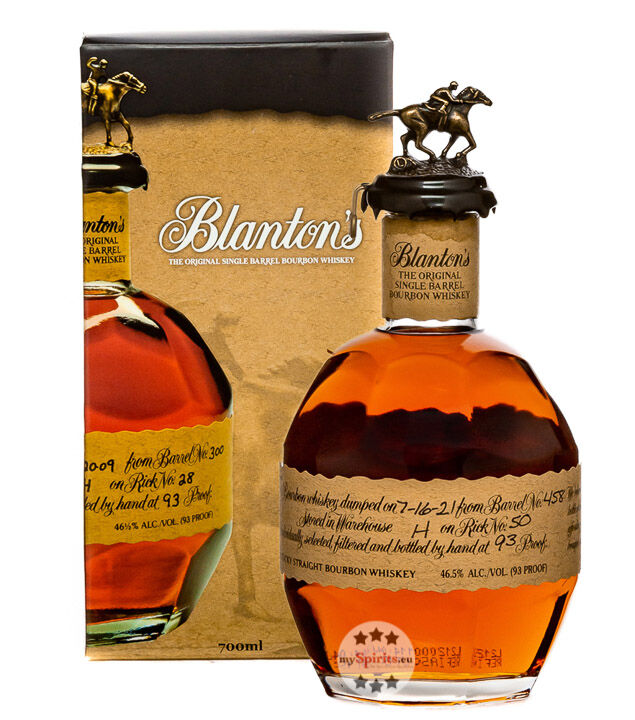 Blanton's Bourbon Blantons Original Single Barrel Bourbon Whiskey (46,5 % Vol., 0,7 Liter)