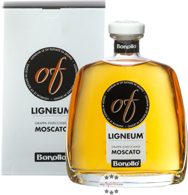 Distillerie Bonollo Umberto Bonollo Grappa of Ligneum Invecchiata Moscato (42 % Vol., 0,7 Liter)