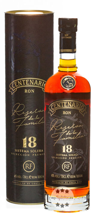 Centenario Ron Ron Centenario 18 Reserva de la Familia Rum (40 % Vol., 0,7 Liter)