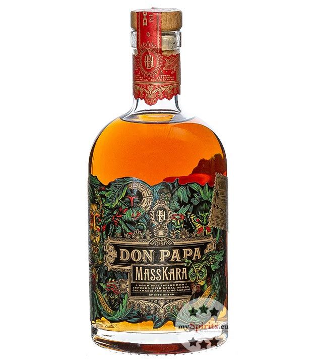 Don Papa Rum Don Papa Masskara (40 % Vol., 0,7 Liter)