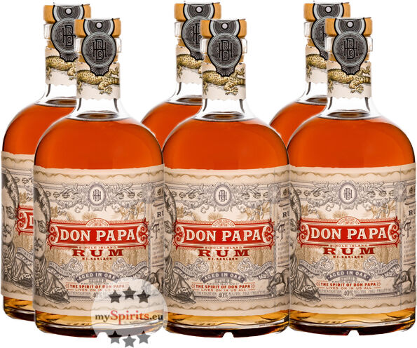 Don Papa Rum 6er Paket (40 % vol., 4,2 Liter)