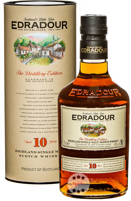 Edradour Distillery Edradour 10 Jahre Single Malt Whisky (40 % Vol., 0,7 Liter)