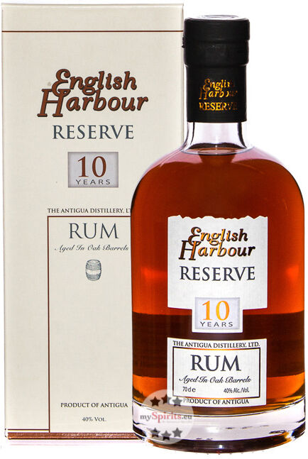 Antigua Distillery English Harbour Reserve 10 Jahre Rum (40 % Vol., 0,7 Liter)