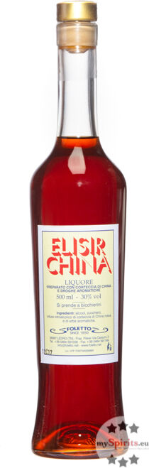 Foletto Elisir China (30 % Vol., 0,5 Liter)