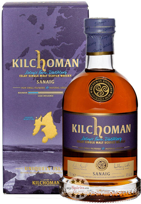 Kilchoman Distillery Kilchoman Sanaig Islay Whisky (46 % Vol., 0,7 Liter)