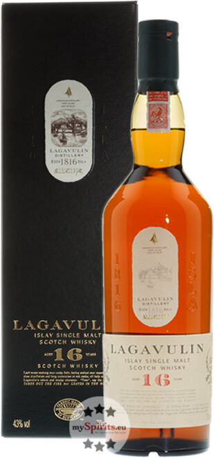 Lagavulin 16 Jahre Islay Single Malt Whisky (43 % vol., 0,7 Liter)