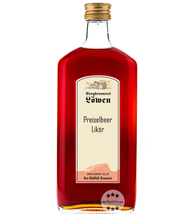 Bergbrennerei Löwen Löwen Preiselbeerlikör (25% Vol., 0,5 Liter)