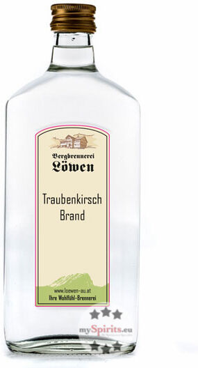 Bergbrennerei Löwen Löwen Traubenkirschen Brand (42% Vol., 0,2 Liter)