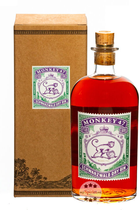 Black Forest Distillers Monkey 47 Barrel Cut Gin (47 % vol., 0,5 Liter)