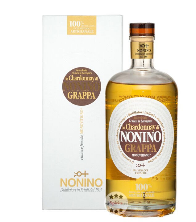 Nonino Distillatori Nonino Lo Chardonnay di Nonino Grappa Monovitigno (41 % vol., 0,7 Liter)