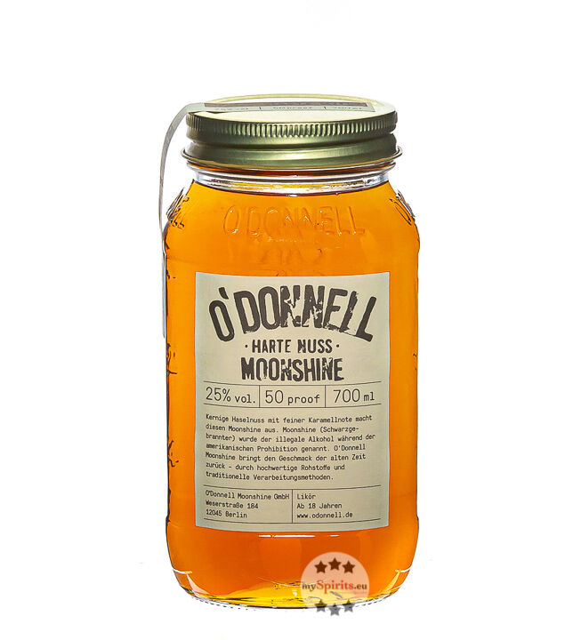O'Donnell Moonshine O'Donnell Harte Nuss Moonshine Likör (25 % Vol., 0,7 Liter)