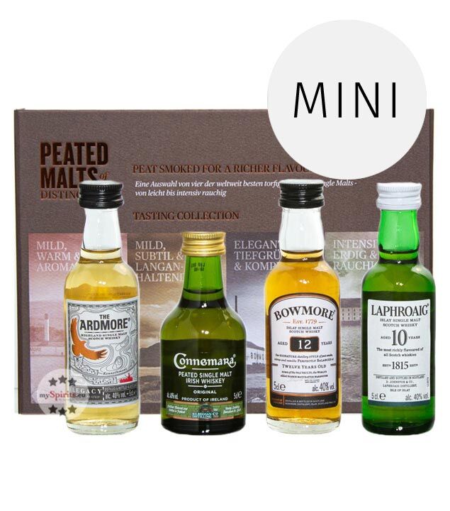 Beam Peated Malts of Distinction Whisky Tasting Collection (40 % Vol., 0,2 Liter)