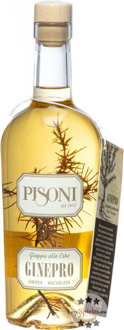 Distilleria F.lli Pisoni Pisoni Grappa Ginepro - Wacholder (40 % Vol., 0,7 Liter)