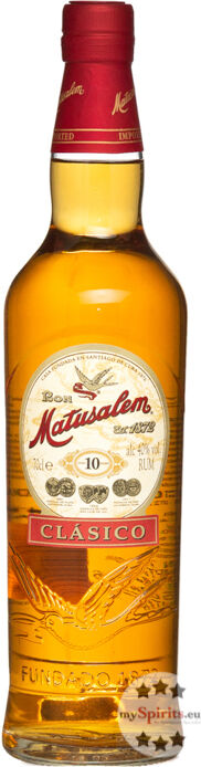 Ron Matusalem Clásico Solera Rum 10 Jahre (40 % vol., 0,7 Liter)