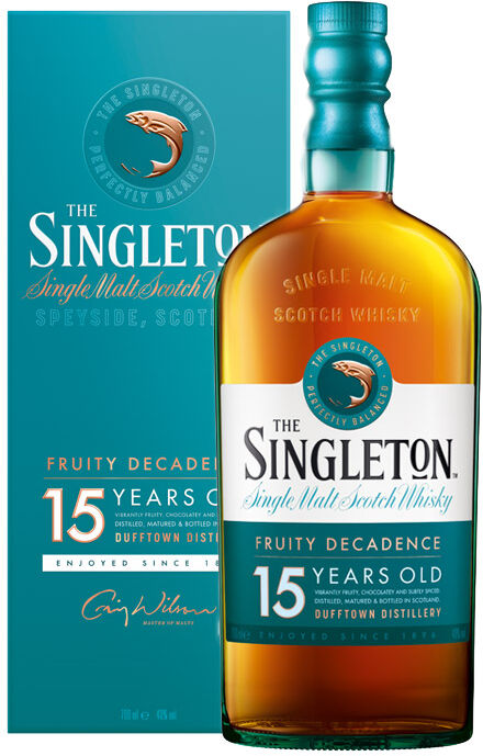 The Singleton of Dufftown Singleton of Dufftown 15 Jahre Single Malt Scotch Whisky (40 % vol., 0,7 Liter)