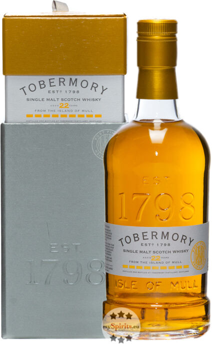 Tobermory Distillery Tobermory 22 Port Cask Whisky (46,3 % Vol., 0,7 Liter)