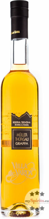 Distilleria Villa de Varda Villa de Varda Grappa Müller Thurgau Riserva Mezzolitro (40 % vol., 0,5 Liter)