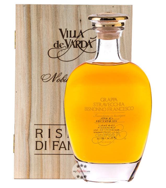 Distilleria Villa de Varda Villa de Varda Grappa Stravecchia Bisnonno Francesco (40 % vol., 0,7 Liter)