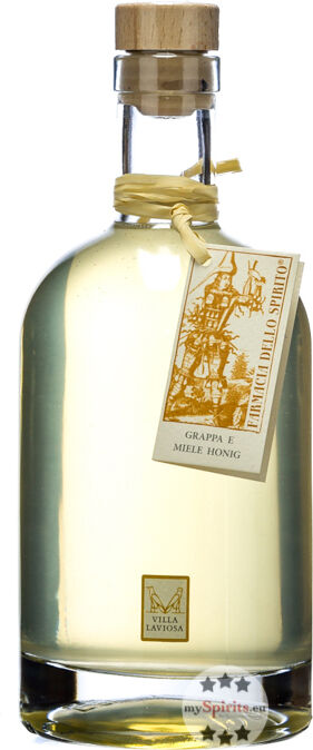 Villa Laviosa Miele Schnaps mit Honig & Grappa 0,7L (40 % vol., 0,7 Liter)